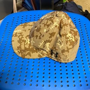 Digital Camo under armor flat bull cap